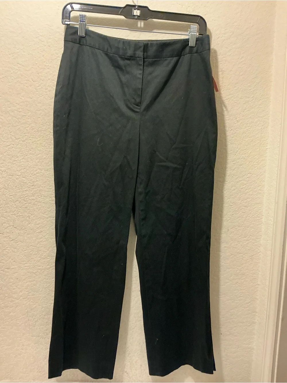 Tesori Black Straight-Leg Women's Pants